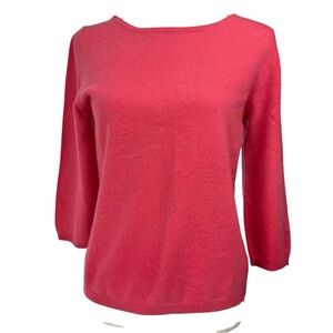 Precious Fibers Women’s Pullover Sweater Sz Small 100% Cashmere Color Pink